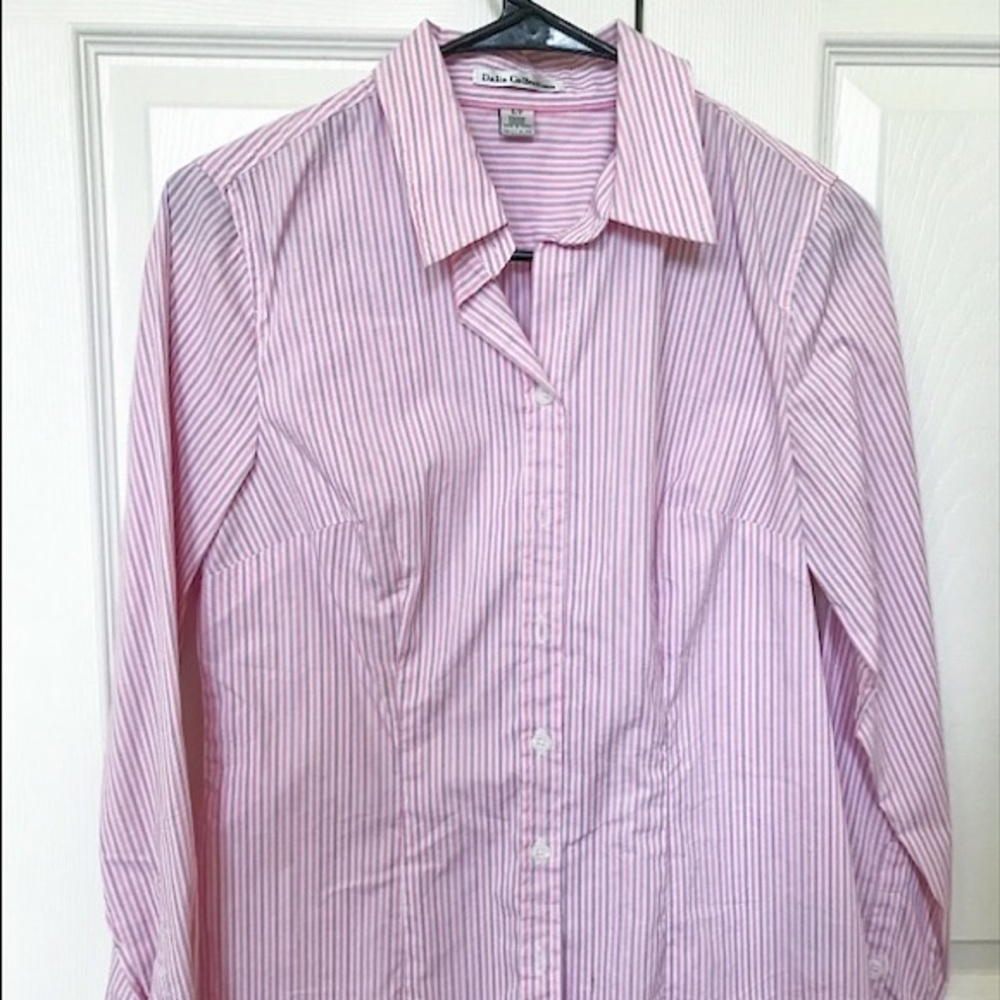 Pink button down Shirt